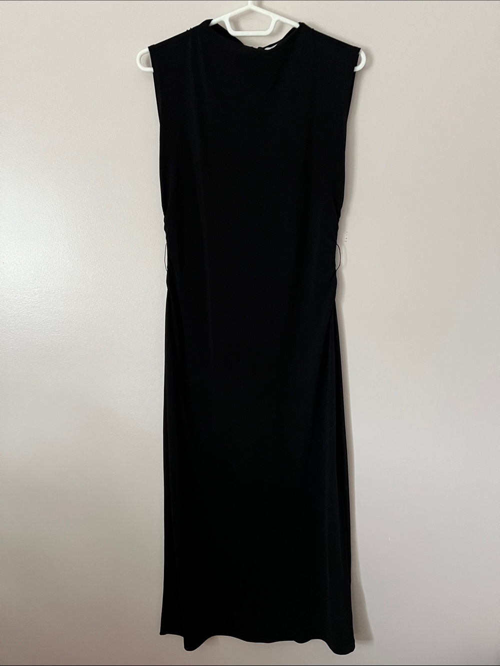 Petal & Pup Black Sleeveless Maxi with Side Cutouts
